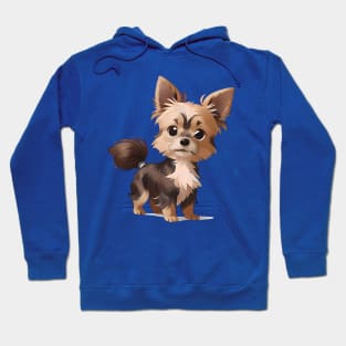 Curious Yorkie's Enchantment Hoodie